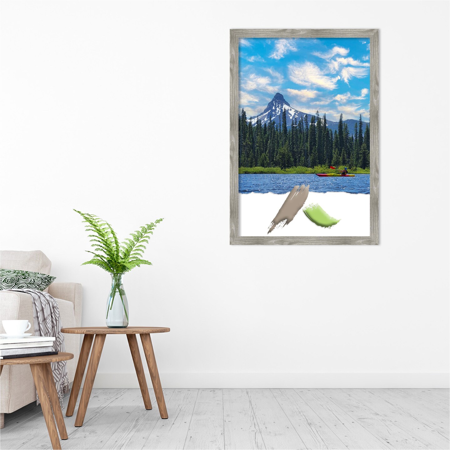 Dove Greywash Square Picture Frame, Photo Frame, Art Frame