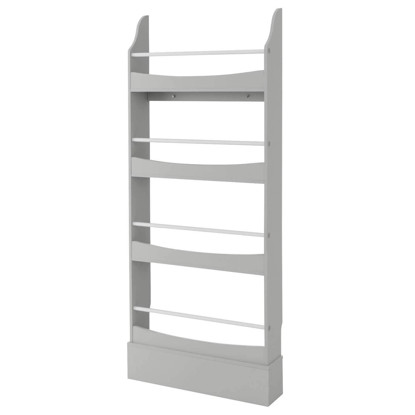 4-Tier Freestanding Floor Kids Bookshelf with Anti-toppling Device Suitable to Any Room