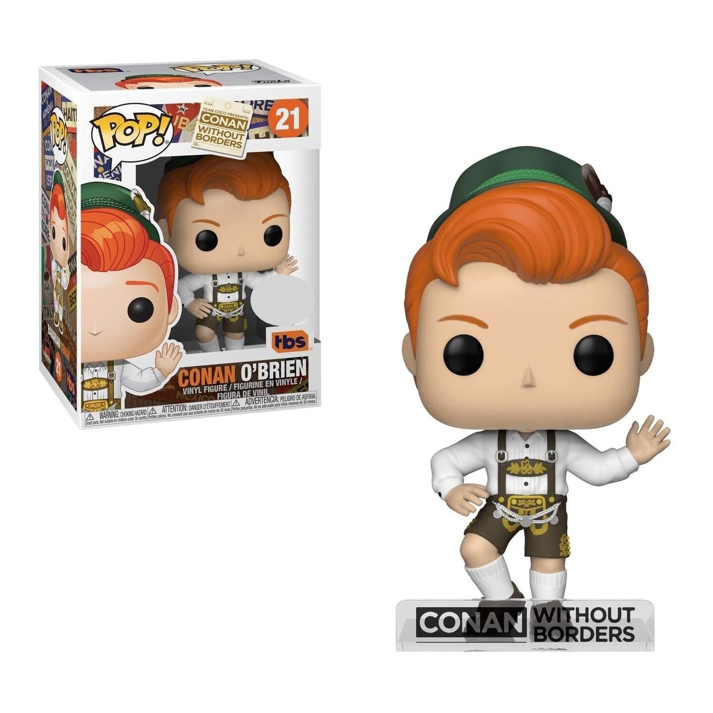 Conan O&#x27;Brien Funko POP Vinyl Figure | Conan In Lederhosen