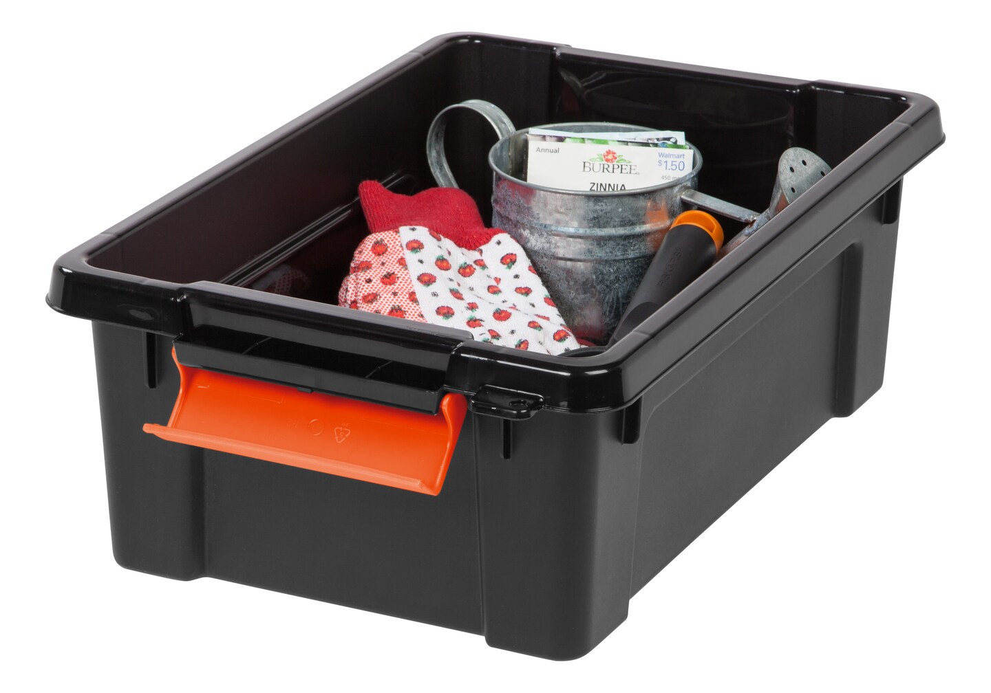 IRIS USA Lockable Heavy Duty Plastic Storage Bins Container with Lids and Secure Latching Buckles