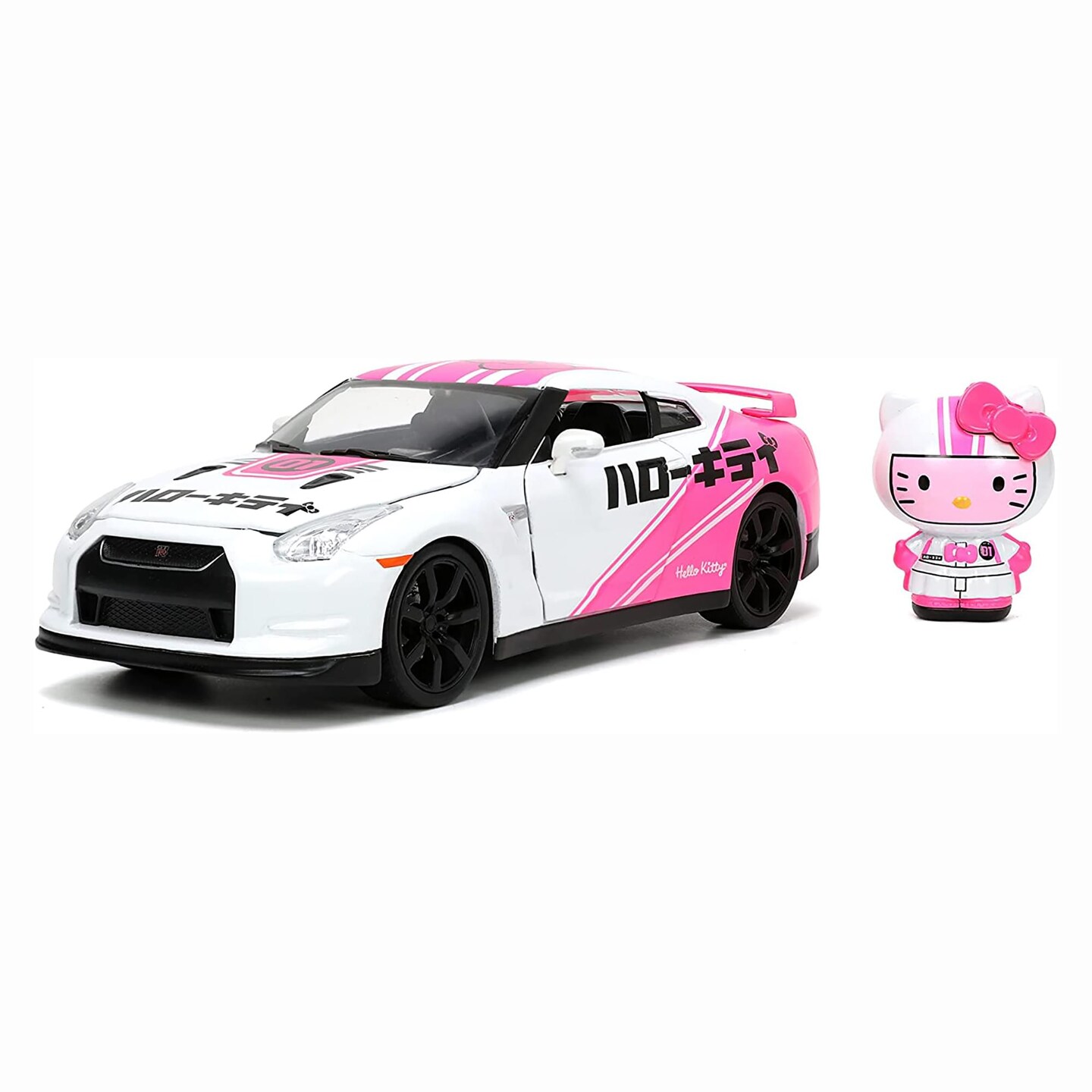 Hello Kitty Toyko Speed 1:24 2009 Nissan GT-R R35 Die Cast Vehicle with  Figure | Michaels