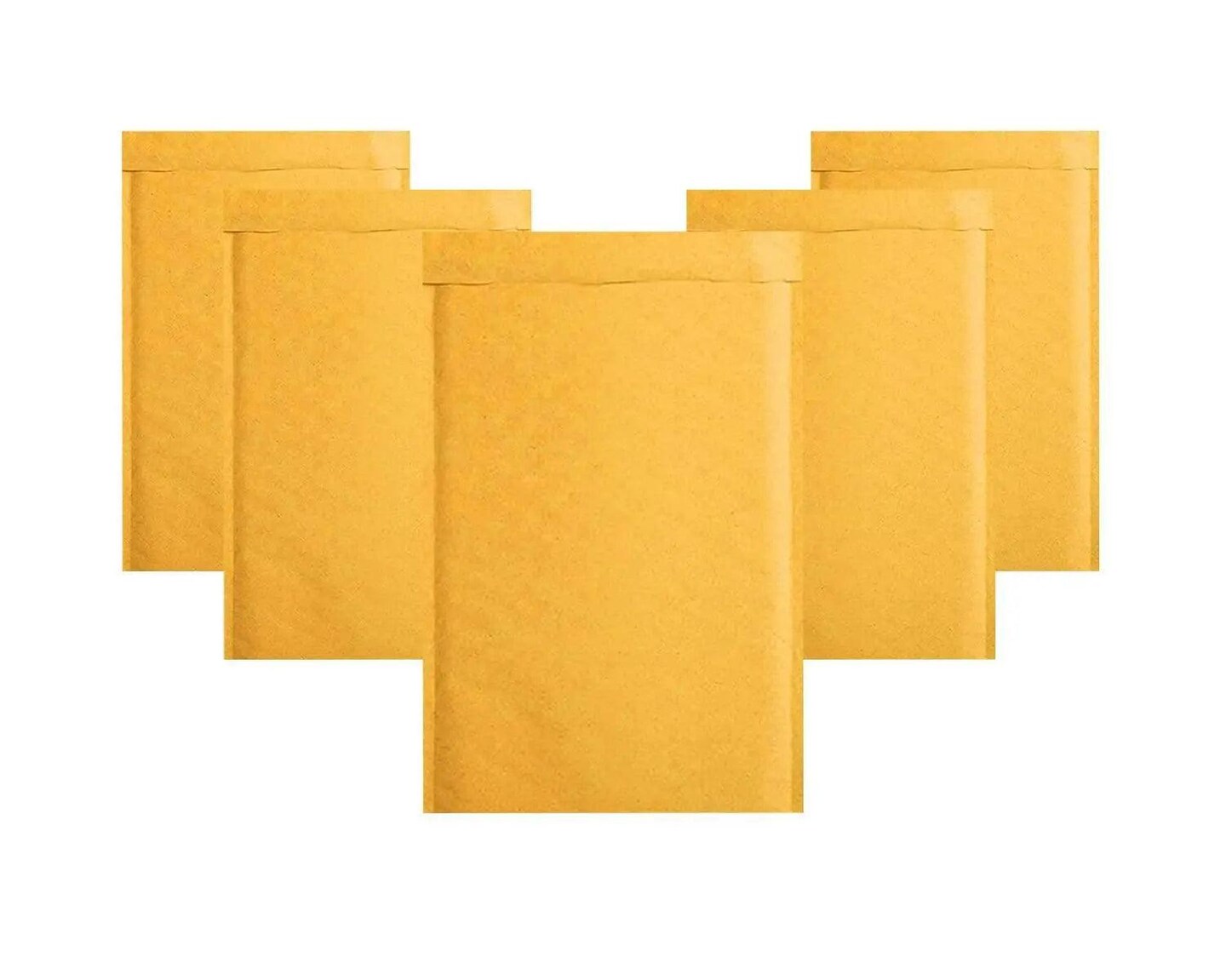 Pack of 20 Yellow Kraft Bubble Mailers 8.5 x 13 Paper Cushion Padded Envelopes 8 1/2 x 13 Peel and Seal for Mailing Bags Shipping Packing and Packaging Supplies