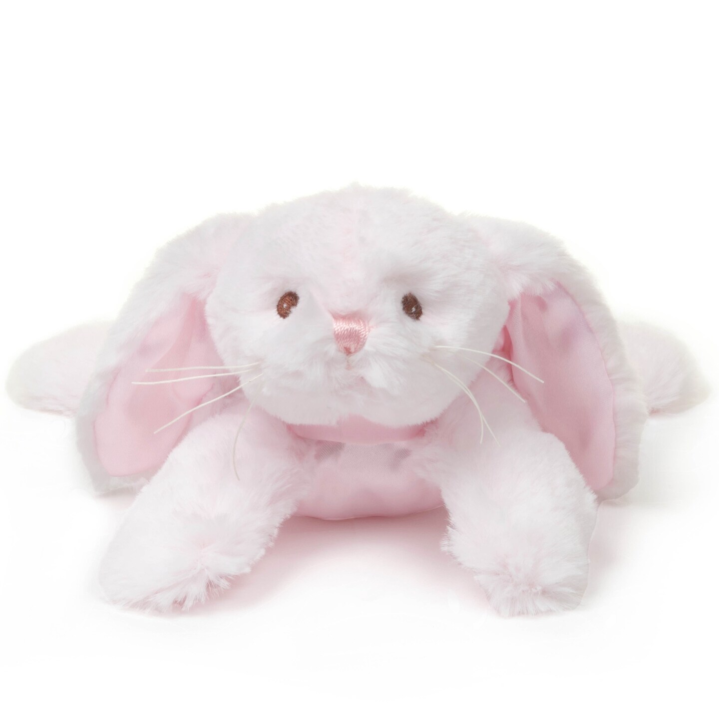 Bearington Baby Cottontail Plush Stuffed Animal Pink Bunny with Rattle 8 inches Michaels