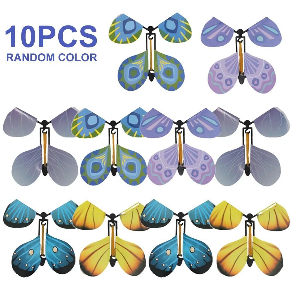 10X Flying Butterfly Greeting Card Magic Toy