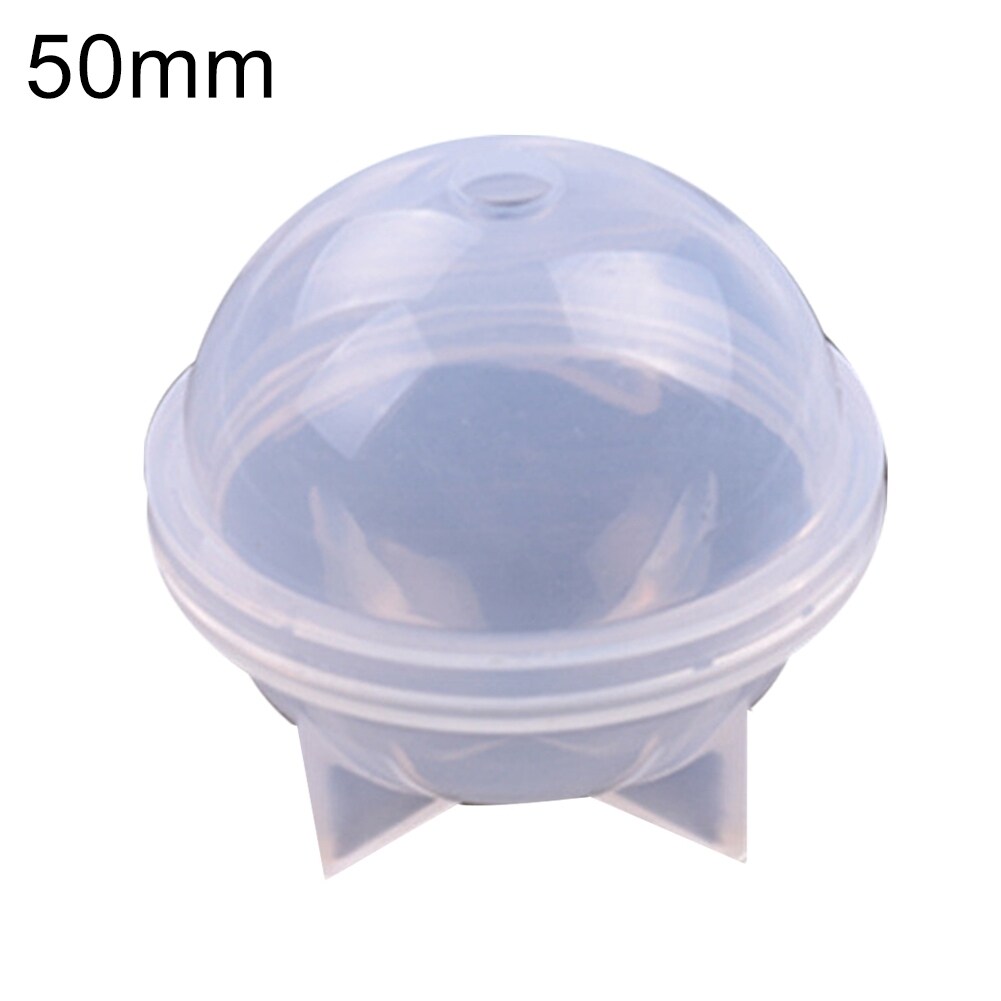 20/30/40/50/60Mm Silicone Ball Maker Mold Round Sphere Mould Diy Craft Ornament
