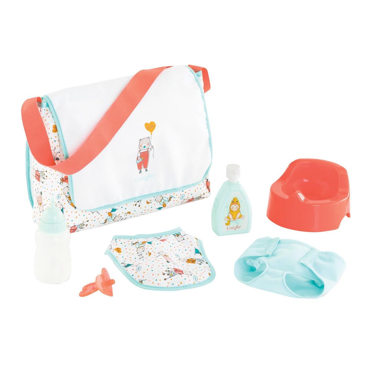 Corolle Changing Bag &#x26; Accessories for 14&#x22;-17&#x22; Baby Dolls