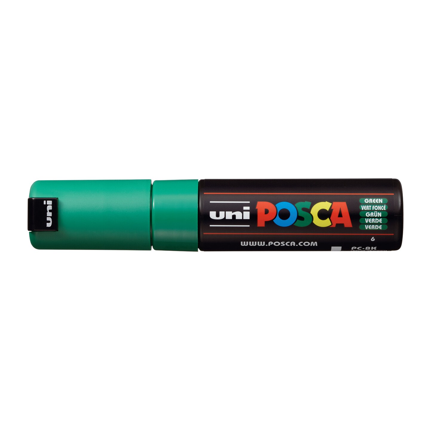 POSCA Paint Marker, PC8K Broad Chisel, Green Michaels