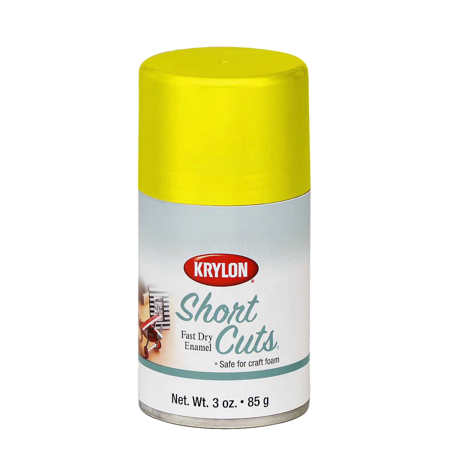 Krylon Short Cuts Spray Paint, 3 oz., Sun Yellow