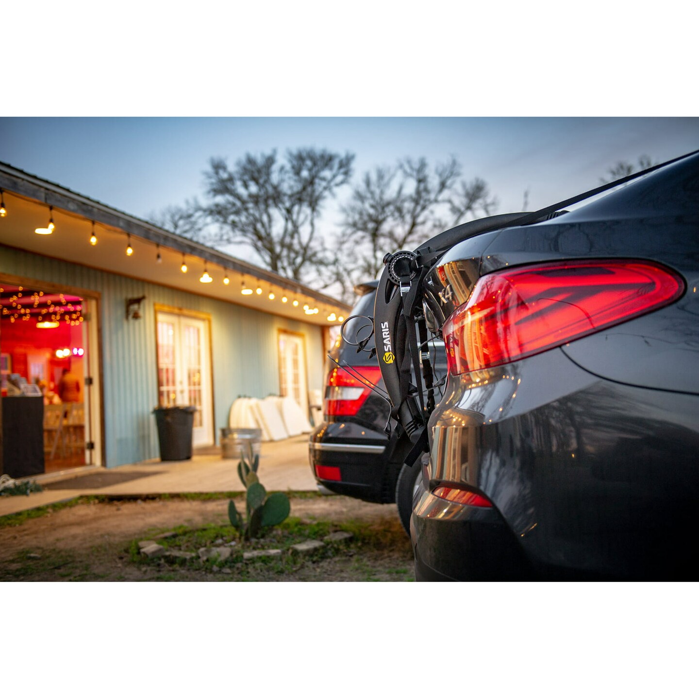 Saris Bones Trunk Bike Rack Mount, Bike Rack for Car and SUV, 2 Bikes