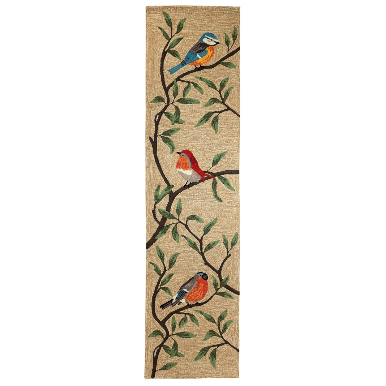 Birds on Branches Indoor Outdoor Rugs by Liora Manne