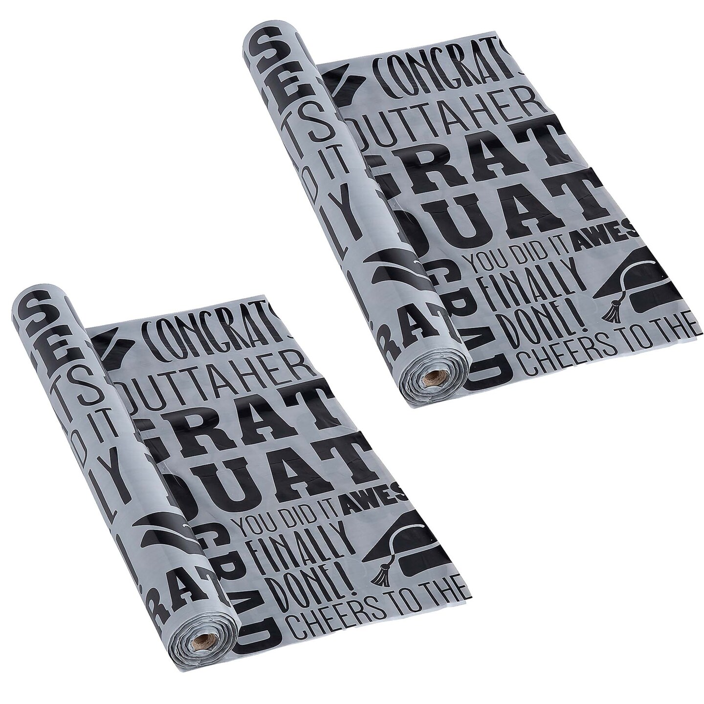 40&#x22; x 100 ft. Rad Grad Disposable Plastic Tablecloth Roll