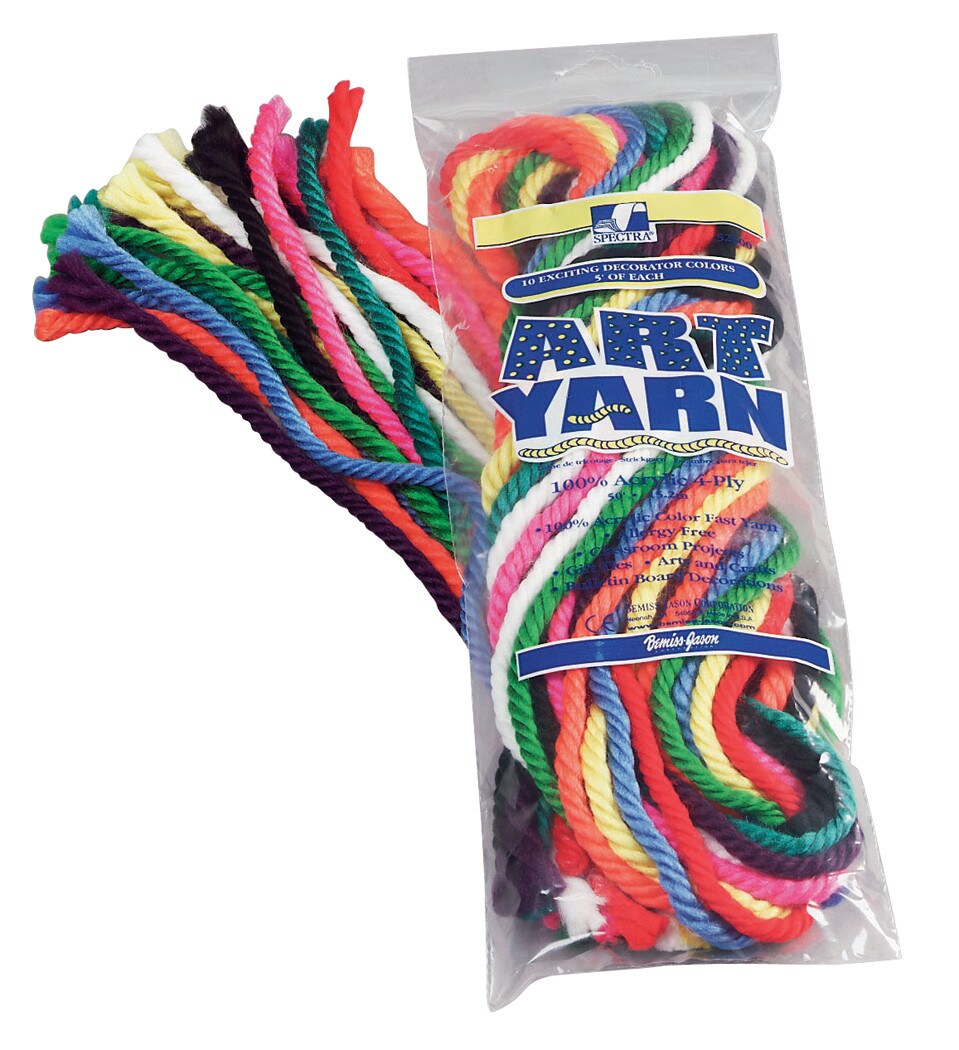 Pacon - Art Yarn - Assorted Bright Colors