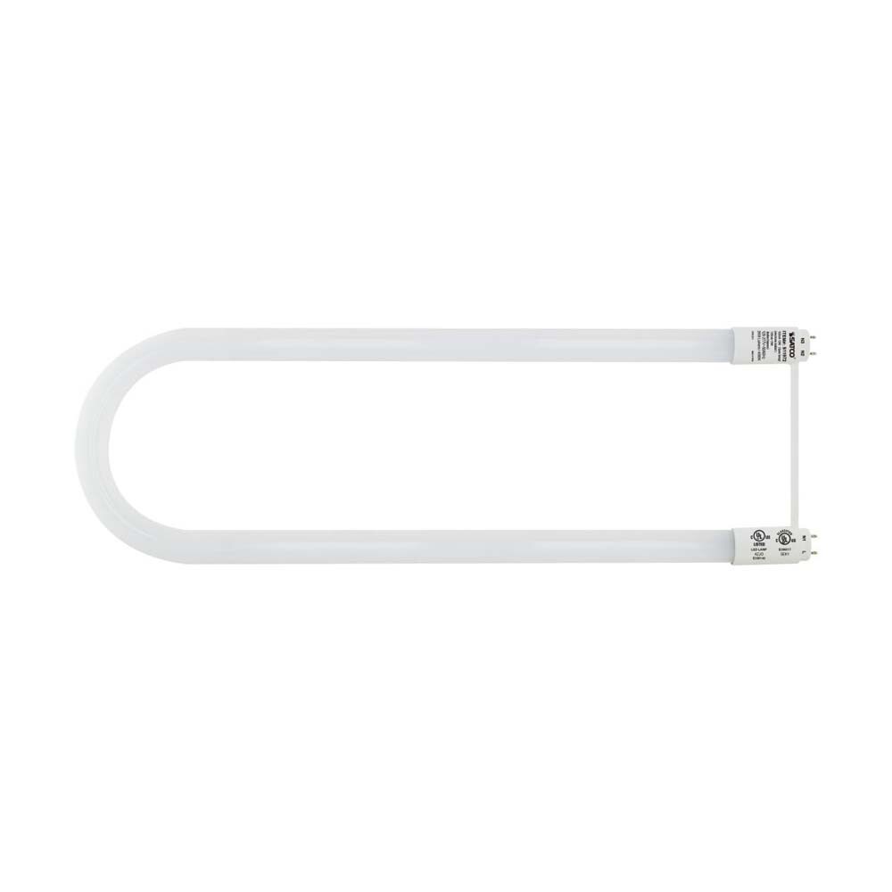 Satco 13w T8 U-Bend LED Tube G13 Medium Bi-pin Base 2000lm 4000K Cool ...