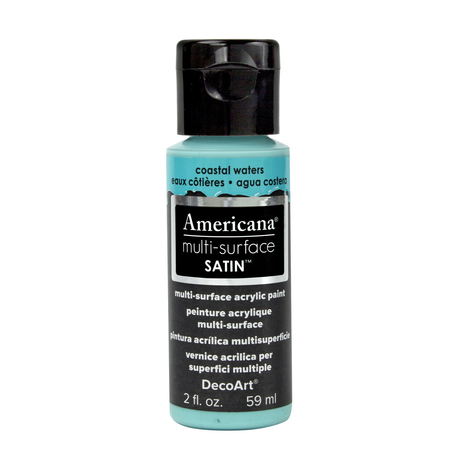DecoArt Americana Multi-Surface Acrylic Color, 2 oz., Coastal Waters