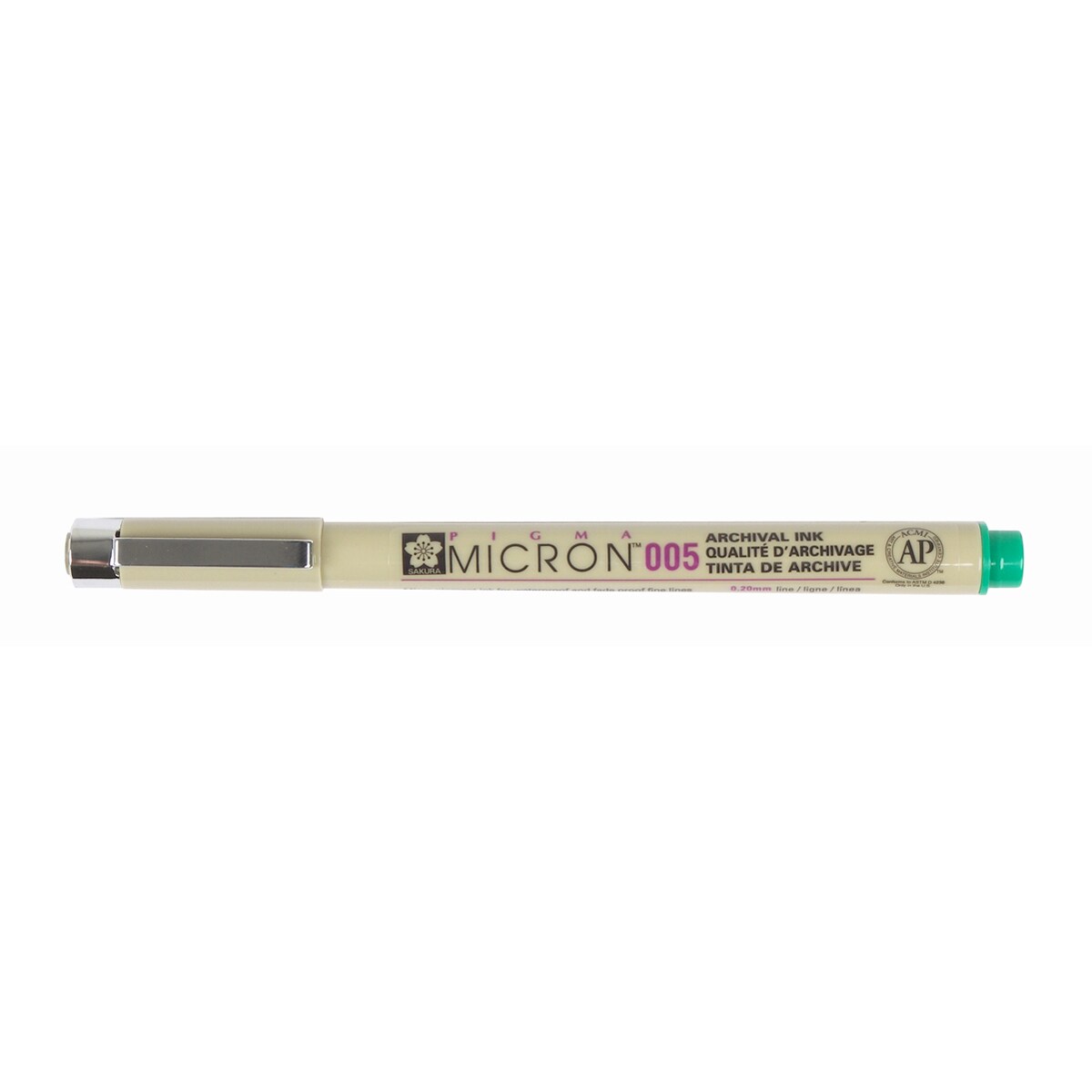 Sakura - Pigma Micron Pen - .20mm - Green - 005