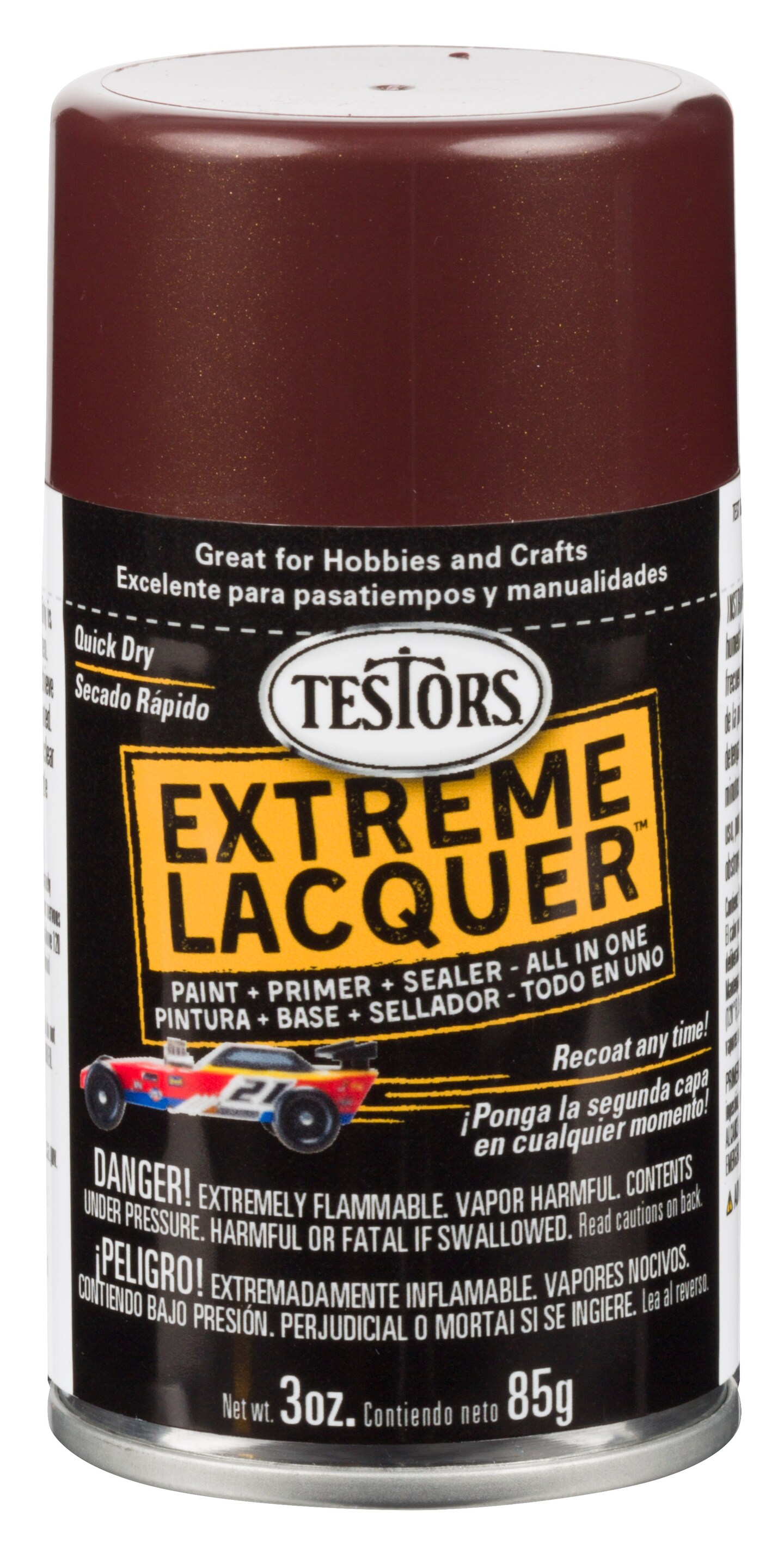 Testors One Coat Lacquer Paint, 3 Oz. Spray Can, Root Beer | Michaels