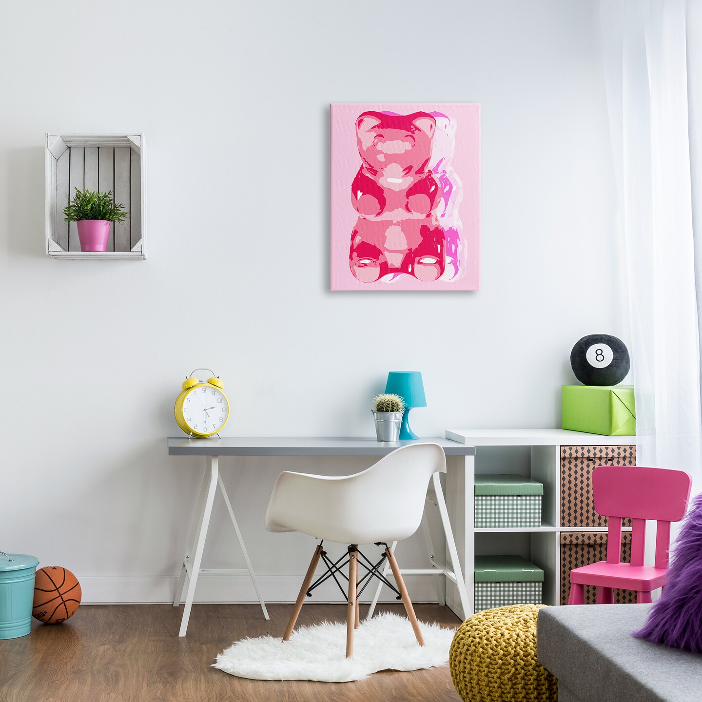 Stupell Industries Modern Gummy Bear Canvas Wall Art