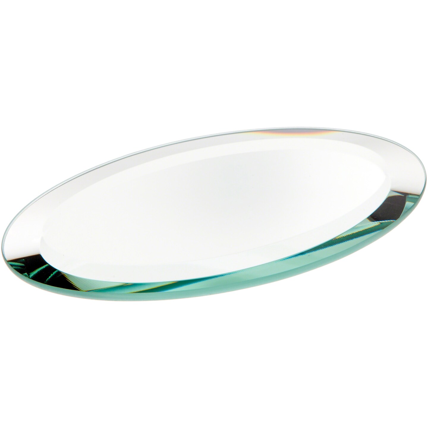 Plymor Oval 5mm Beveled Glass Mirror, 3 inch x 5 inch