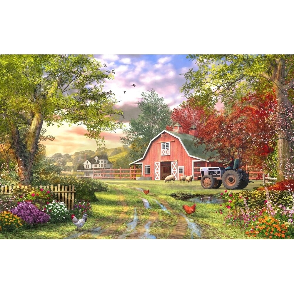 Old Farmhouse Poster Print By Dominic Davidson