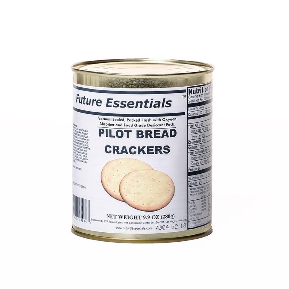FTF Technologies Vacuum Sealed Sailor Boy Pilot Bread Crackers 30 Year Shelf Life 12 Crackers