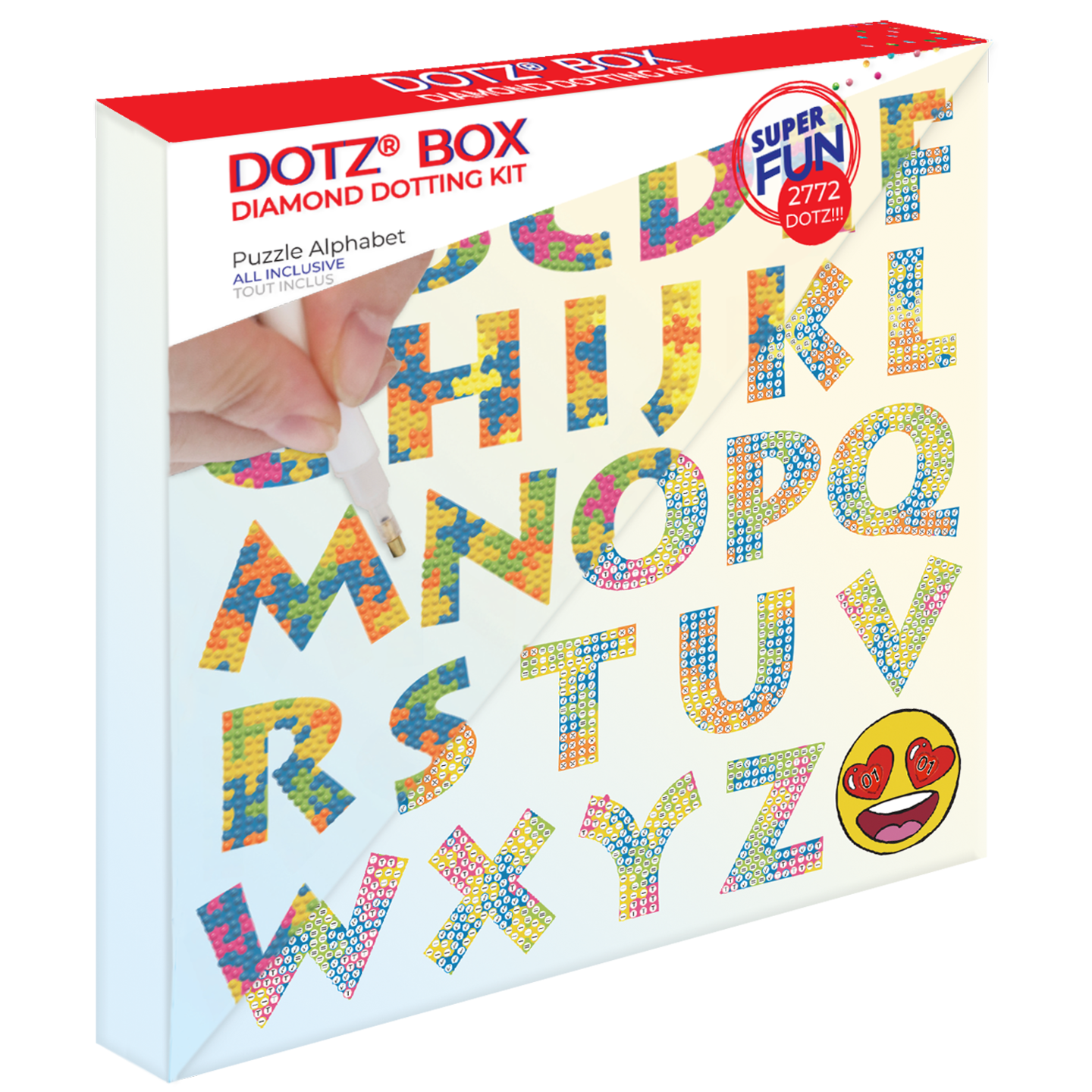 Diamond Dotz Puzzle Alphabet Diamond Painting Kits for Adults - Diamond Art Kits a Relaxing Creative Craft Kit with Dotz Gems 11x11