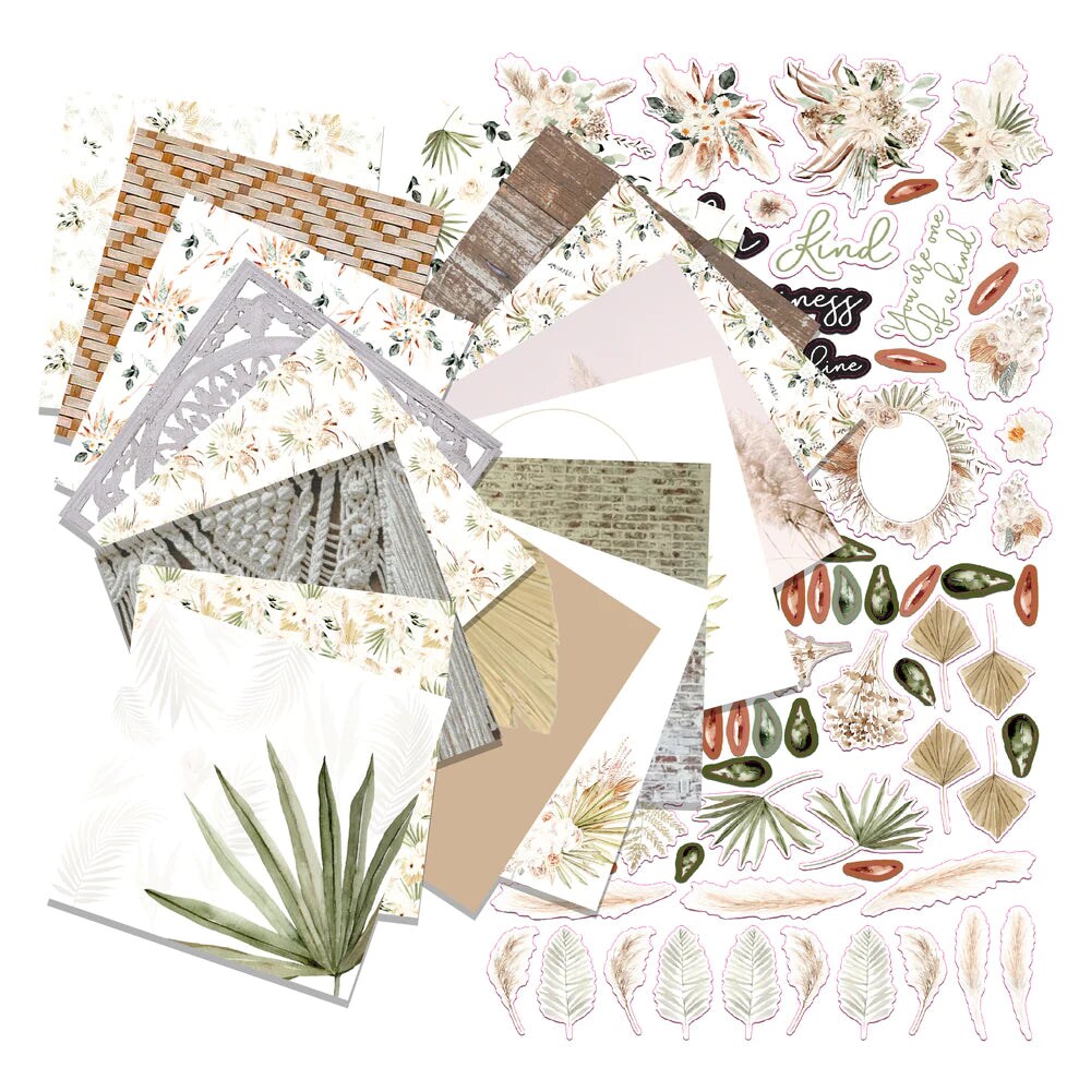 Couture Creations  - Earthy Delights Collection Kit (Includes 2 x 8 Papers + Ephemera Pack)