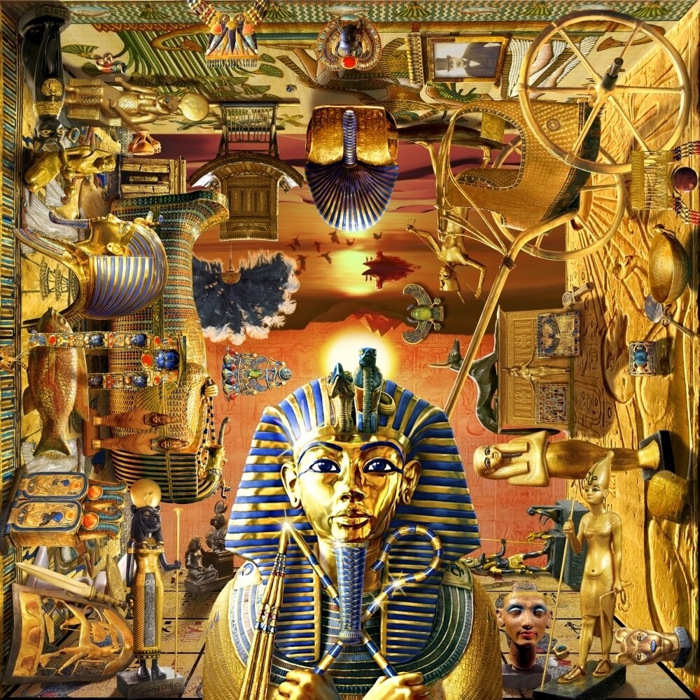 Treasure Tomb Of Tutankhamun Poster Print By Andrew Farley