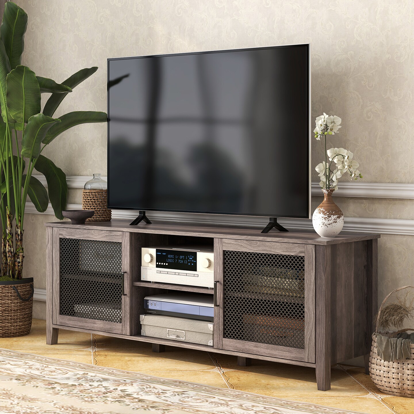 Industrial TV Cabinet Stand - 71.28 | Industrial Chic Upgrade
