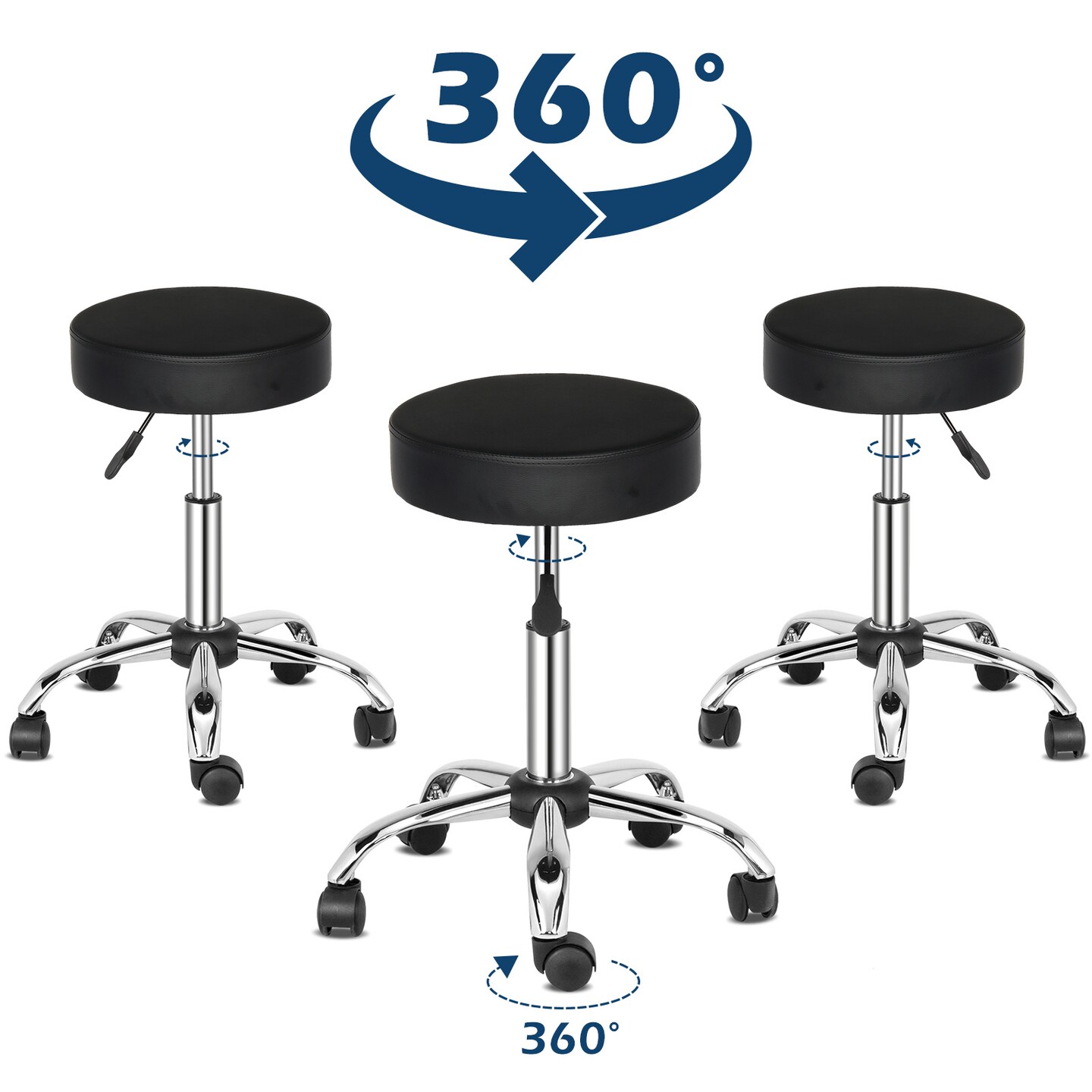 Salon Stool with Anti-Skid Design | Upgrade Salon Experience