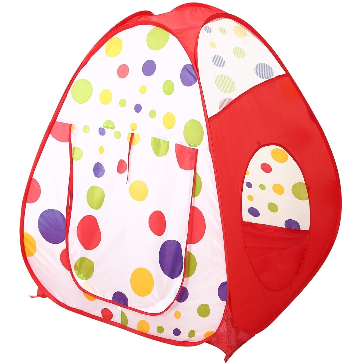 3-In-1 Kids Play Tent Set Crawl Tunnel Ball Pit Foldable Outdoor Indoor Playhouse
