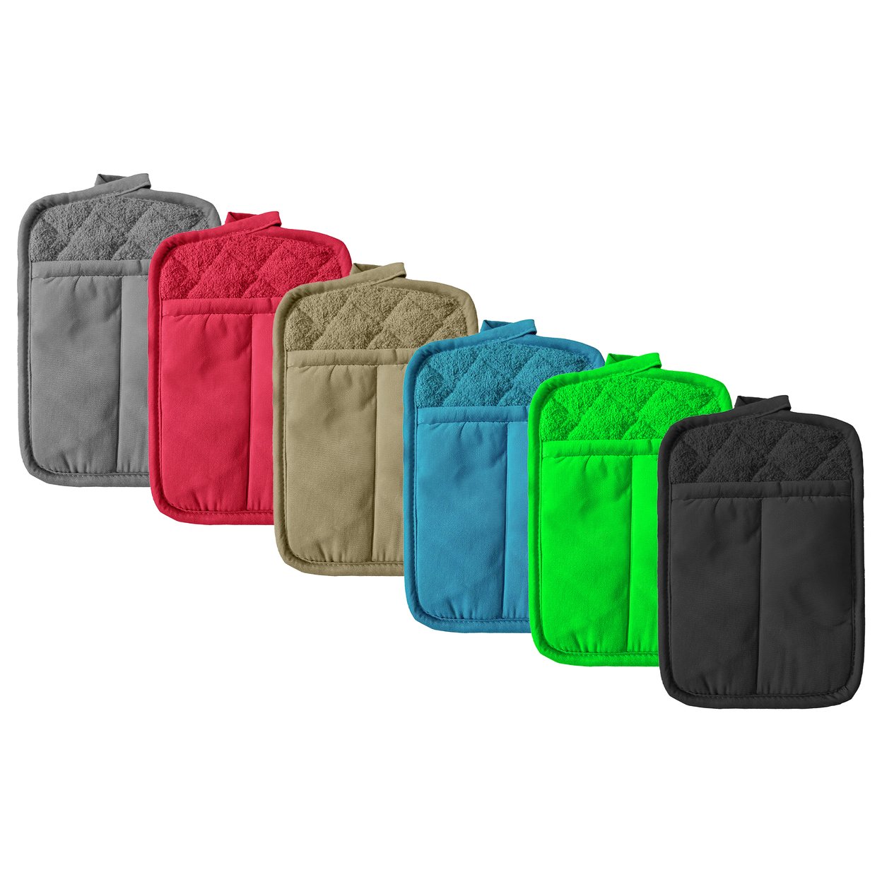 Neoprene Pot Holders Multi-Pack Lightweight Heat Resistant Kitchen Essentials