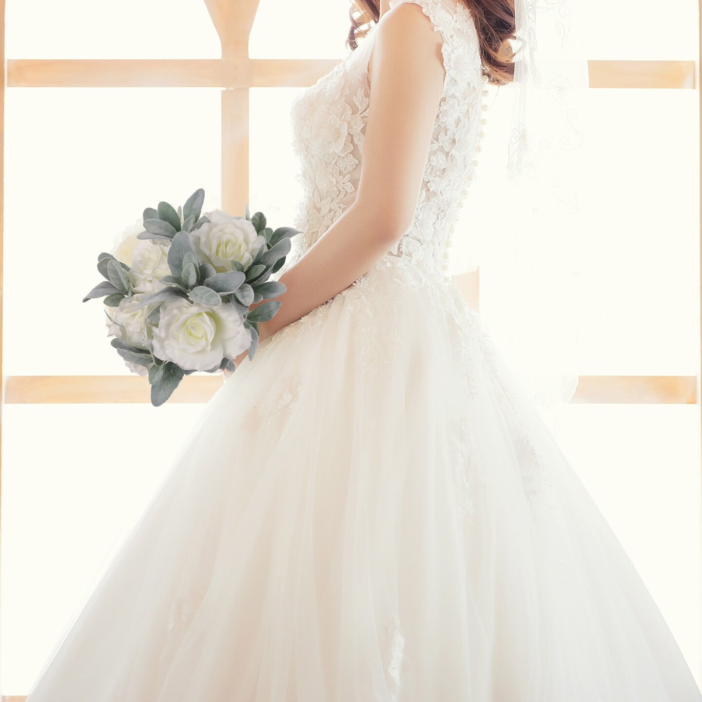 29" Real Touch Lamb Ear Stems - 6-Pack, Artificial Silk Foliage, Home Decor - Perfect for Bouquets, Centerpieces - Year-Round Greenery, Floral Home by Artificial Flowers