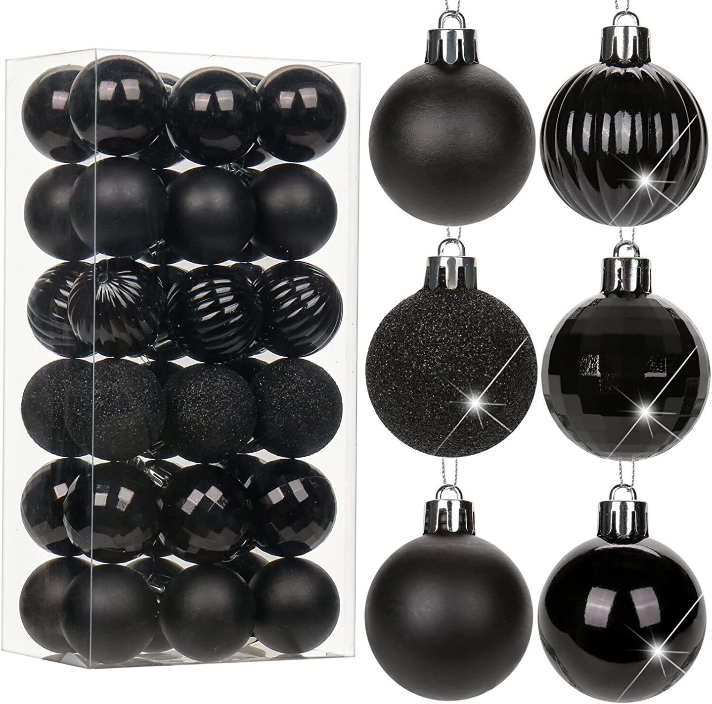 Kitcheniva Shatterproof Christmas Balls Hanging Ornaments 36 Pcs