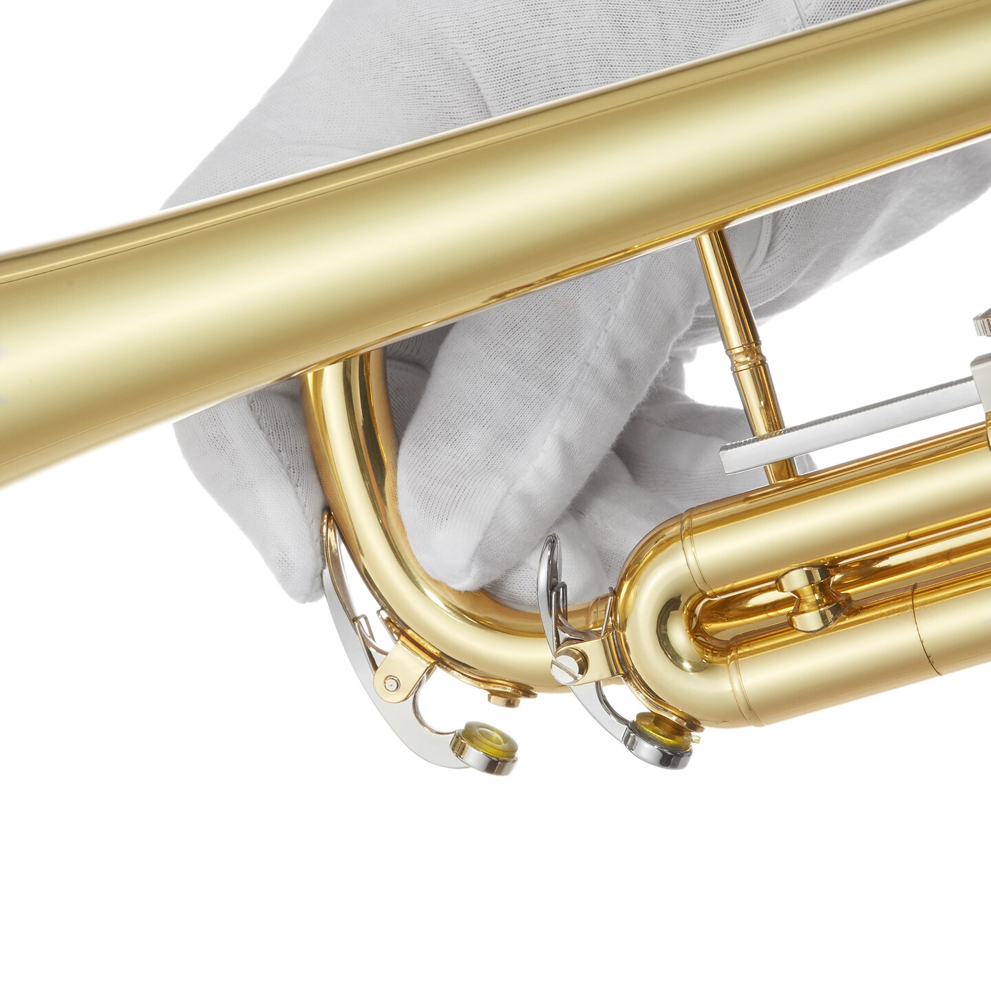 Ashthorpe Standard Bb Trumpet - Includes Case, Mouthpiece, Gloves, Cleaning Cloth, Valve Oil