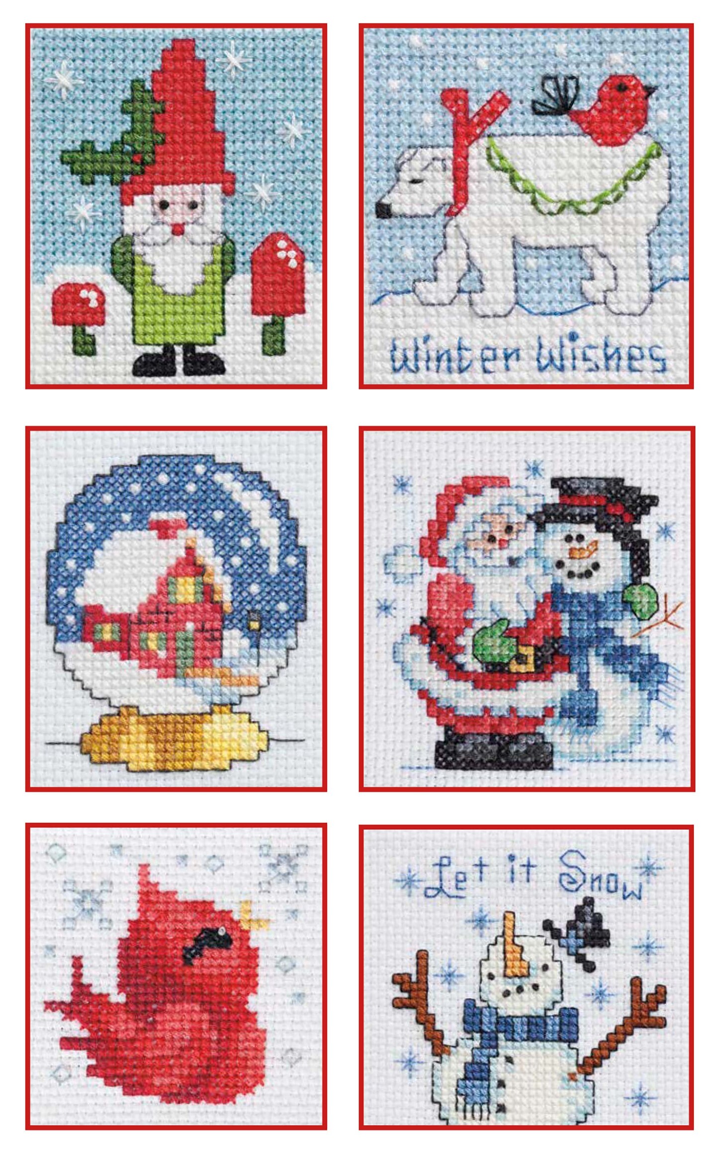 Leisure Arts 50 Cross Stitch Quickies Christmas Cross Stitch Book