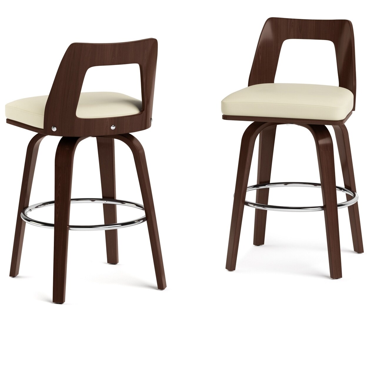 Ellison Bentwood Counter Height Stool (Set Of 2)