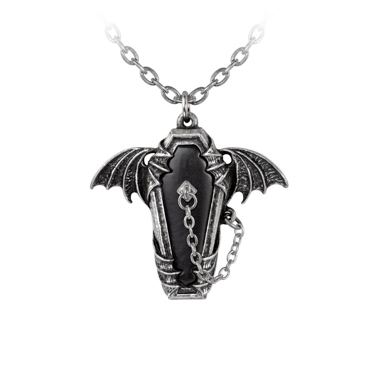 Alchemy Gothic   Fine English Antiqued Pewter Eternal Sleep Pendant