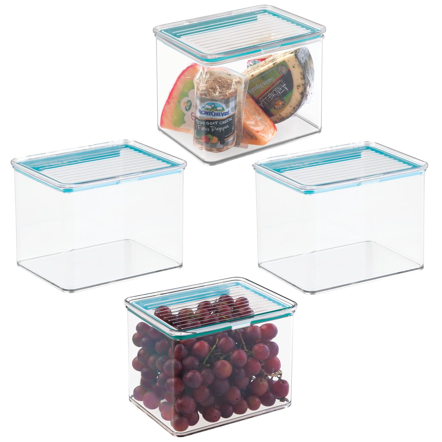 mDesign Airtight Stackable Kitchen Food Storage Bin | Michaels