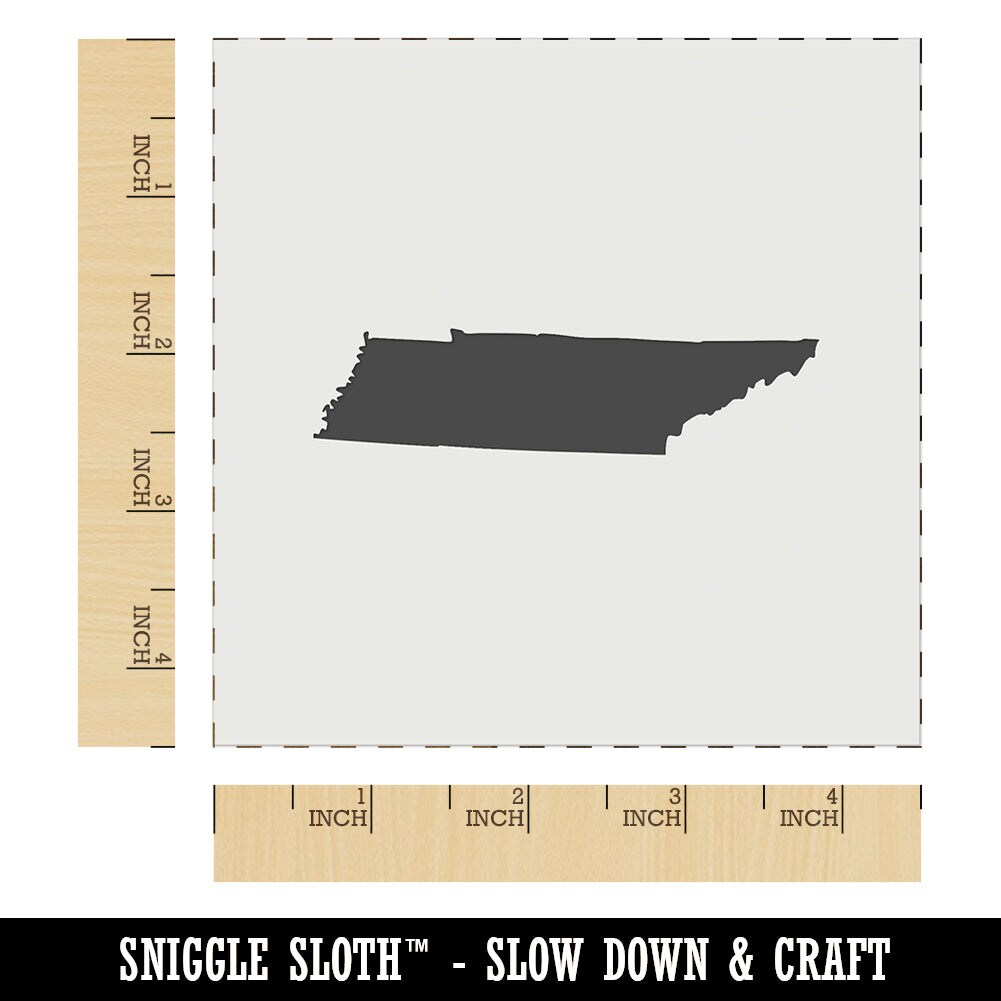 Tennessee State Silhouette Wall Cookie DIY Craft Reusable Stencil