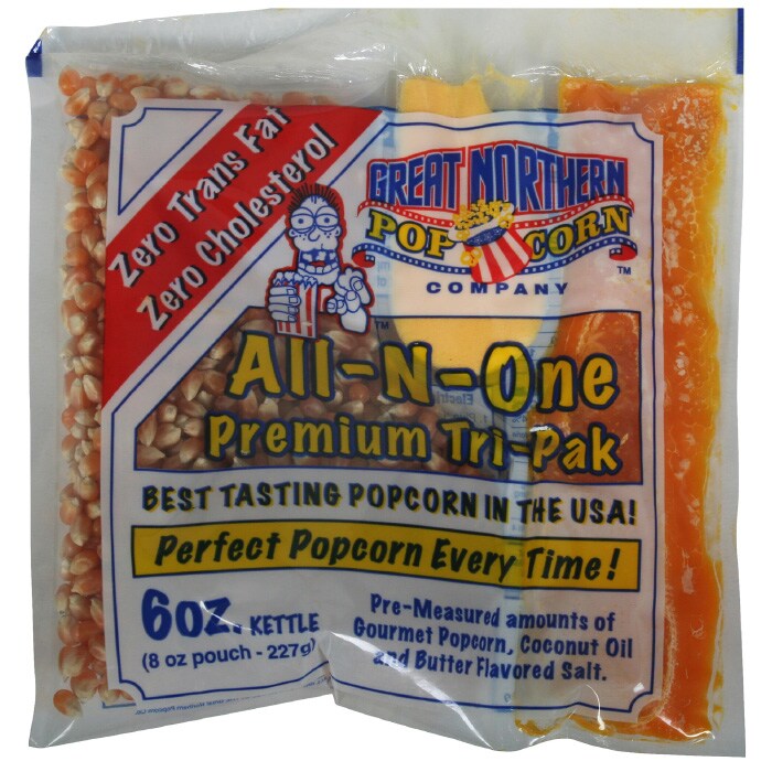 Great Northern Popcorn 1 Case 24 Pack 6 Ounce Portion Packs Gluten Free