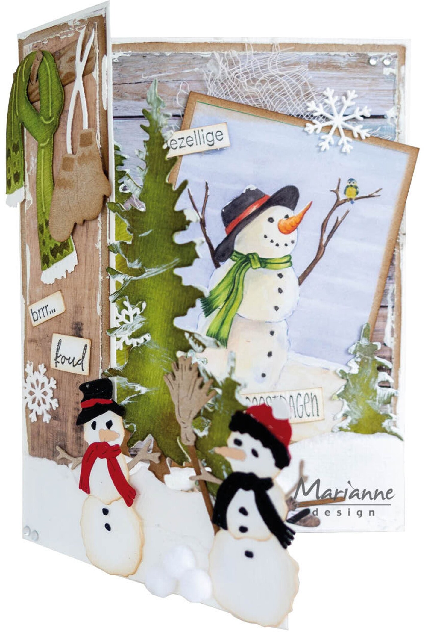 Marianne Design Creatables Mittens &#x26; Scarf Set Die
