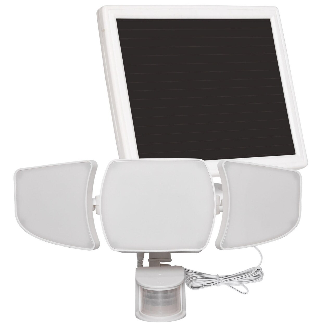 Westinghouse 2000 Lumen Solar Motion Activated Triple Head Security Light White