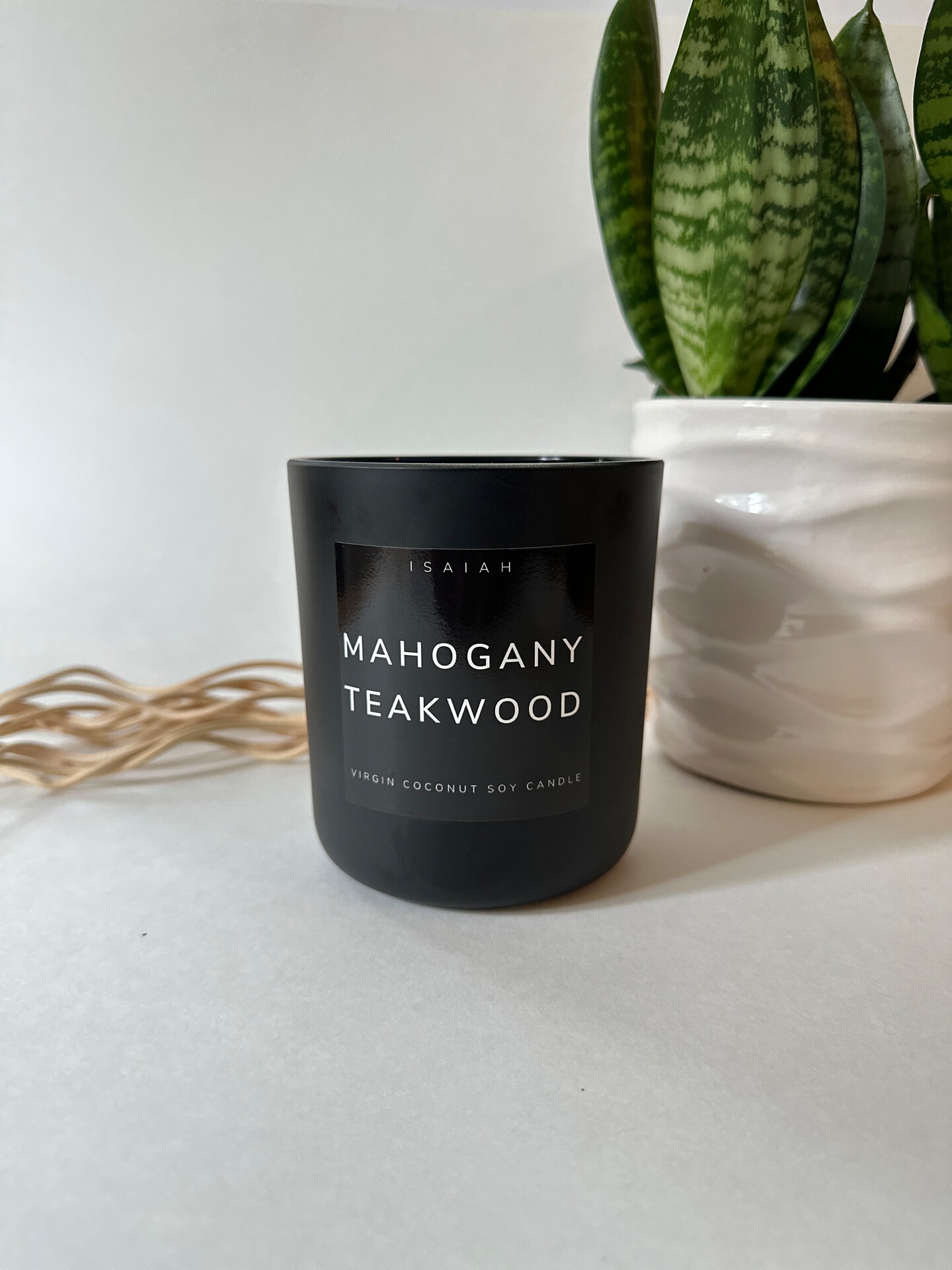 Mahogany and Teakwood Strong Fall and Winter Wood Scented Candle 12 oz –  Therapy With Me Candle Company®️