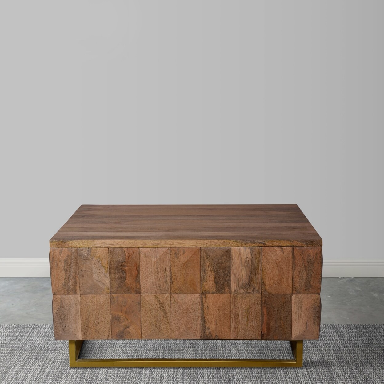 Square chest deals coffee table