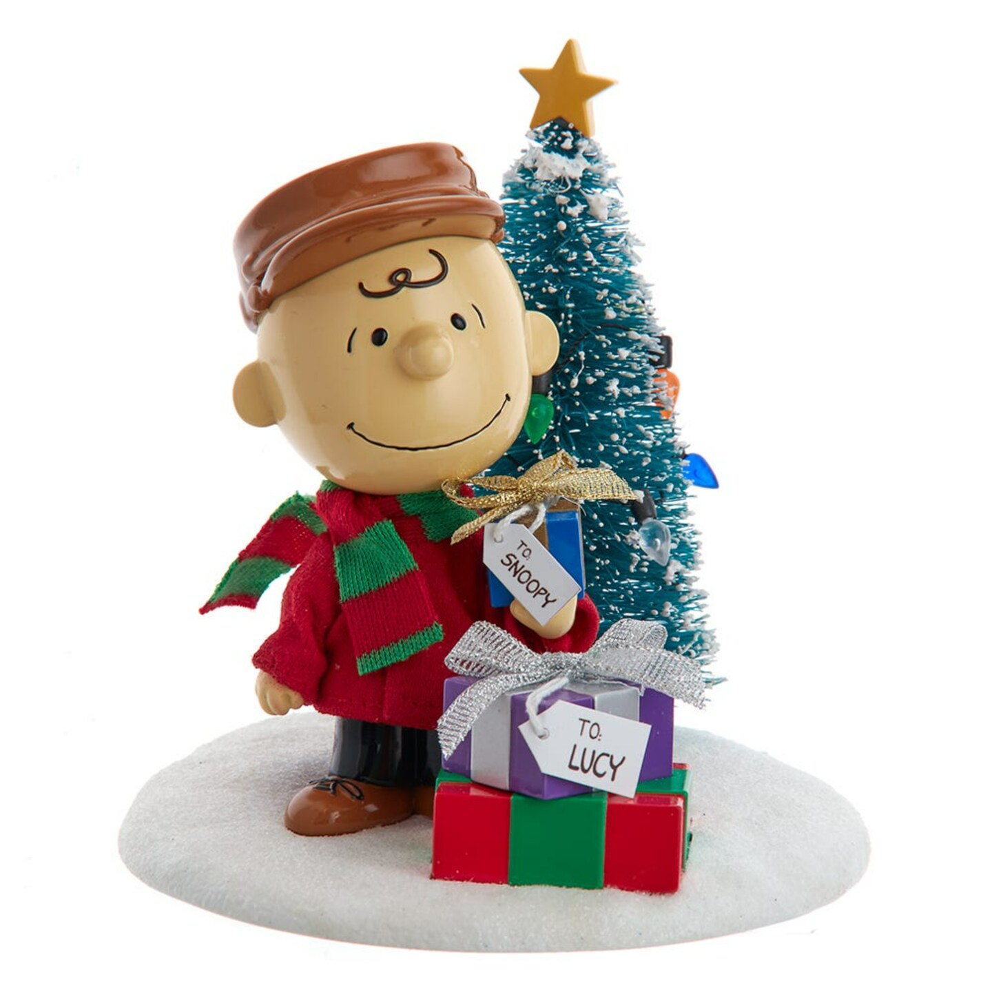 KSA 4.5&#x22; Charlie Brown with Tree Christmas Tabletop Figurine