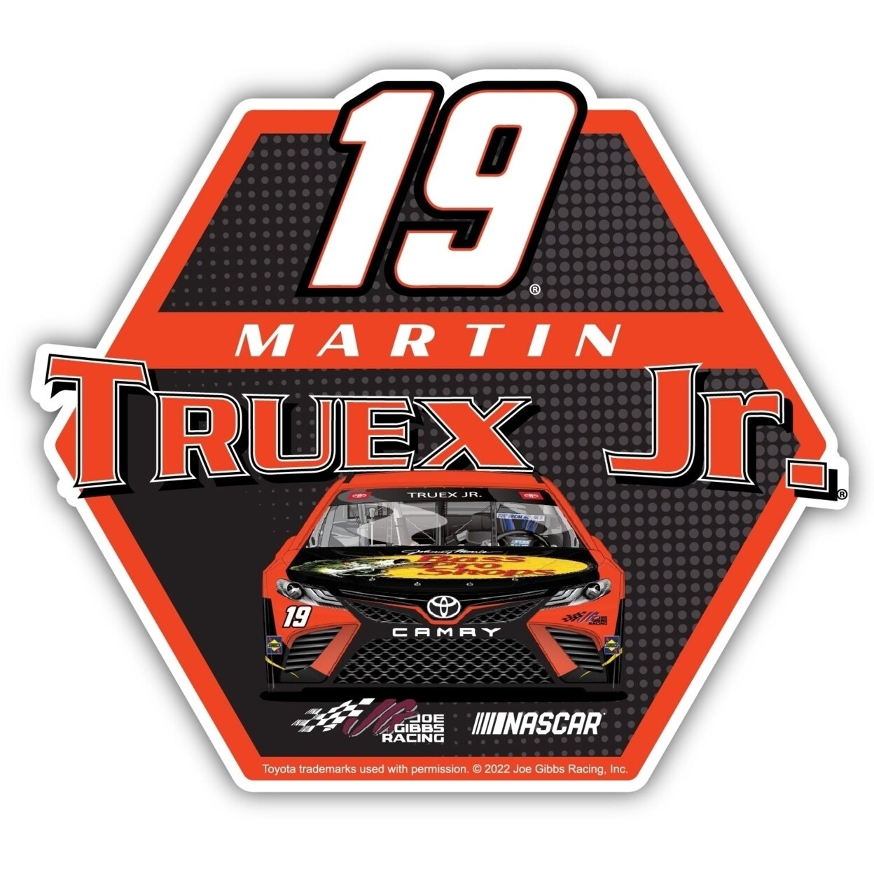 R and R Imports Martin Truex Jr. 19 NASCAR Laser Cut Decal