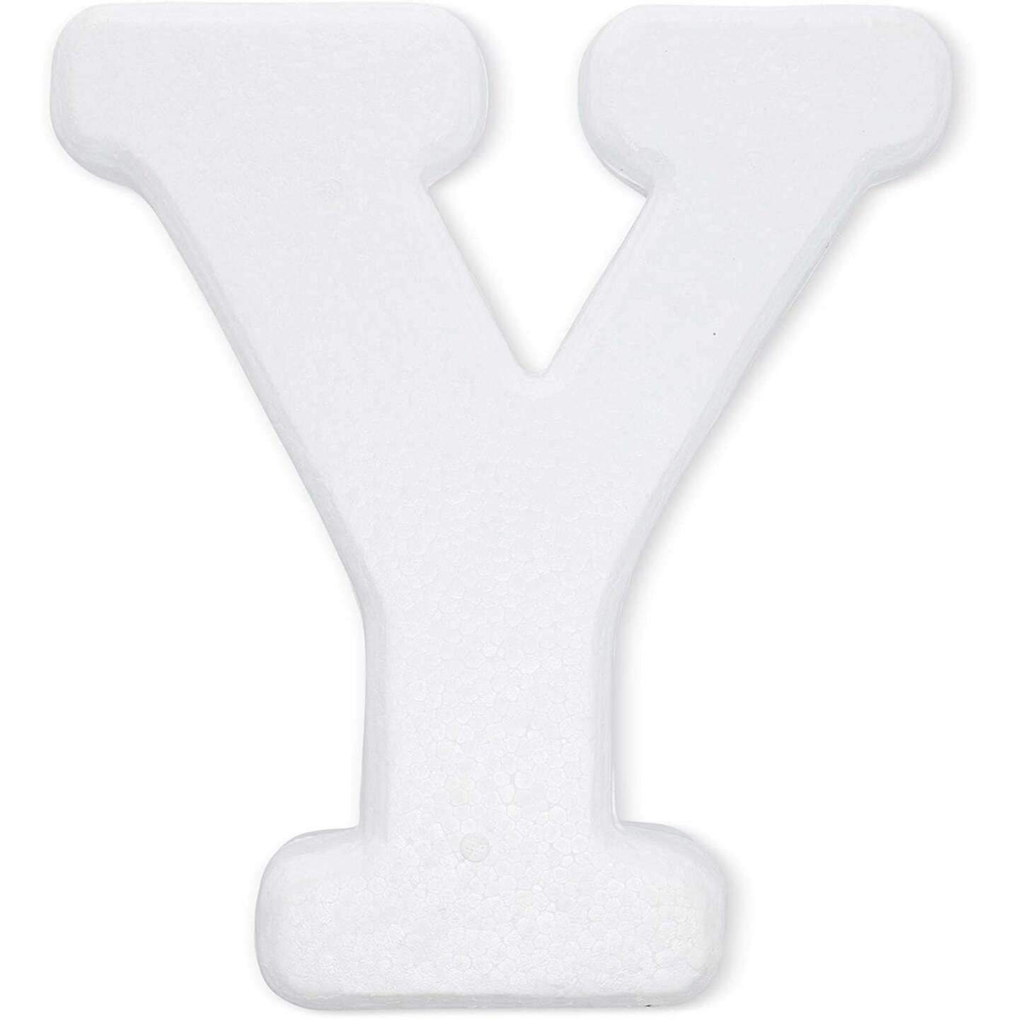 Foam Letters for Crafts, Letter Y (White, 12 in)