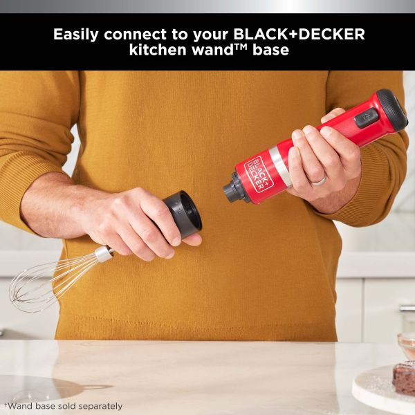 BLACK+DECKER Kitchen Wand Whisk Attachment (BCKM101WH)