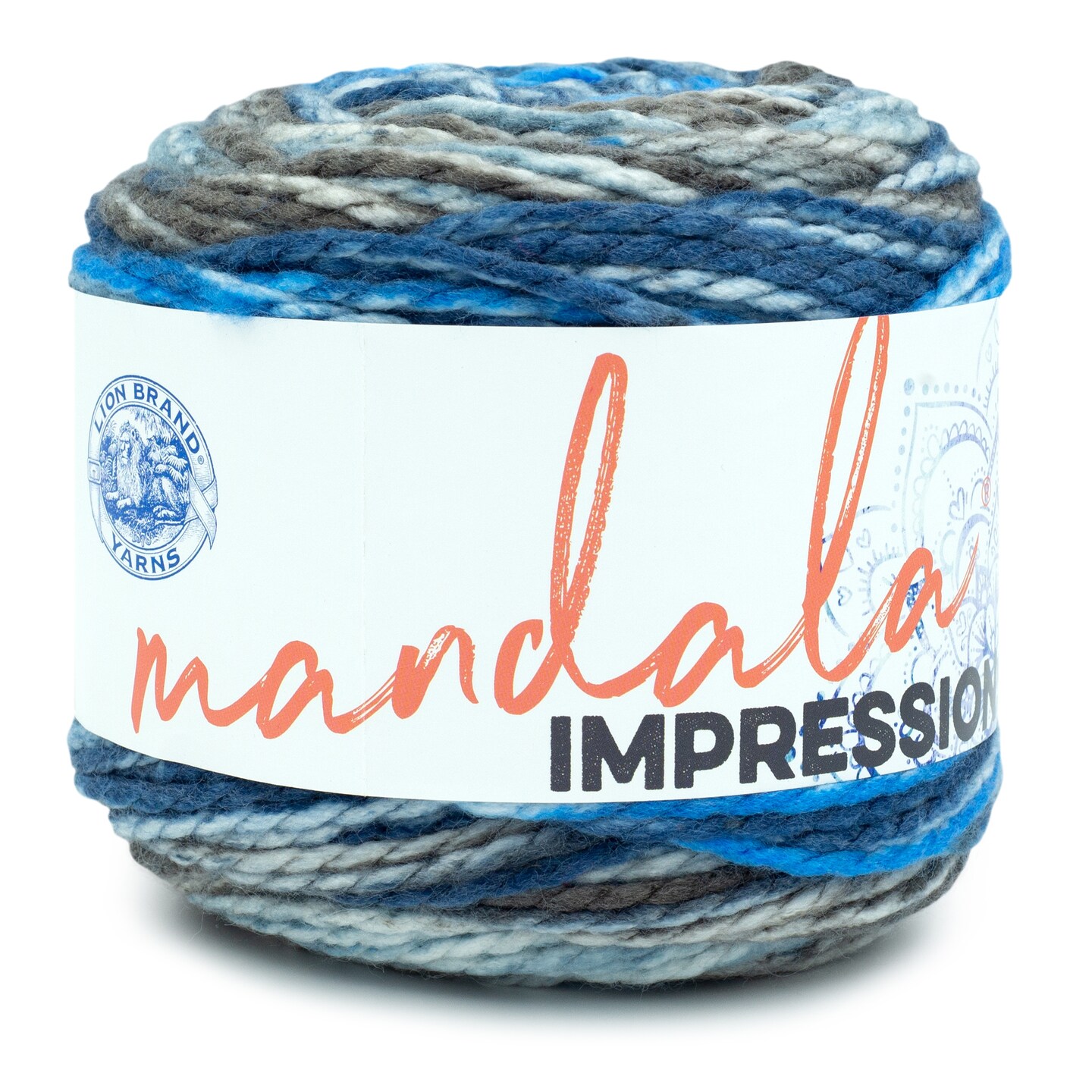 Lion Brand Mandala Impressions Yarn-Lakeside