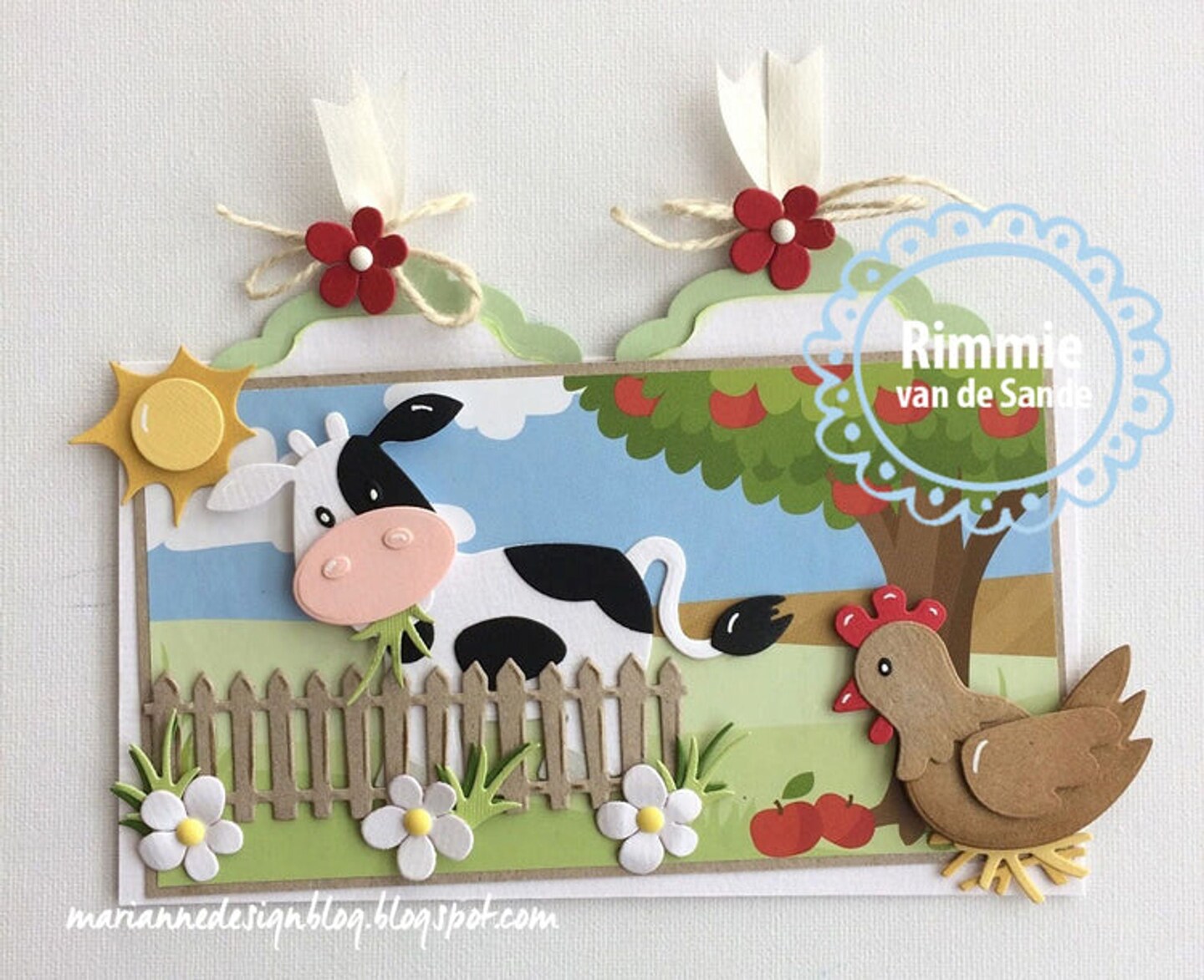 Marianne Design : Cutting Sheet -Eline&#x27;s Backgrounds - Meadow